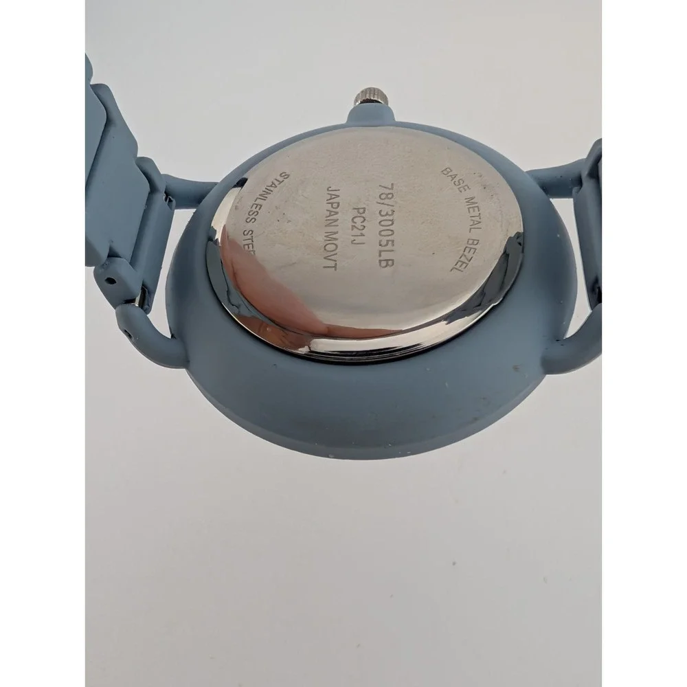 Time‎ and Tru Watch Women 36mm Case Light Blue 7.25